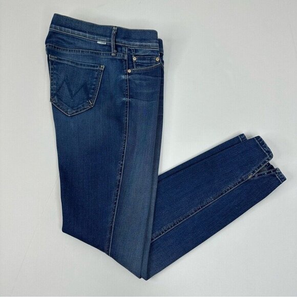 Mother Women's The Vamp Spiked Heels to Tractor Wheels Designer Jeans W25-28/L28 - Picture 2 of 11